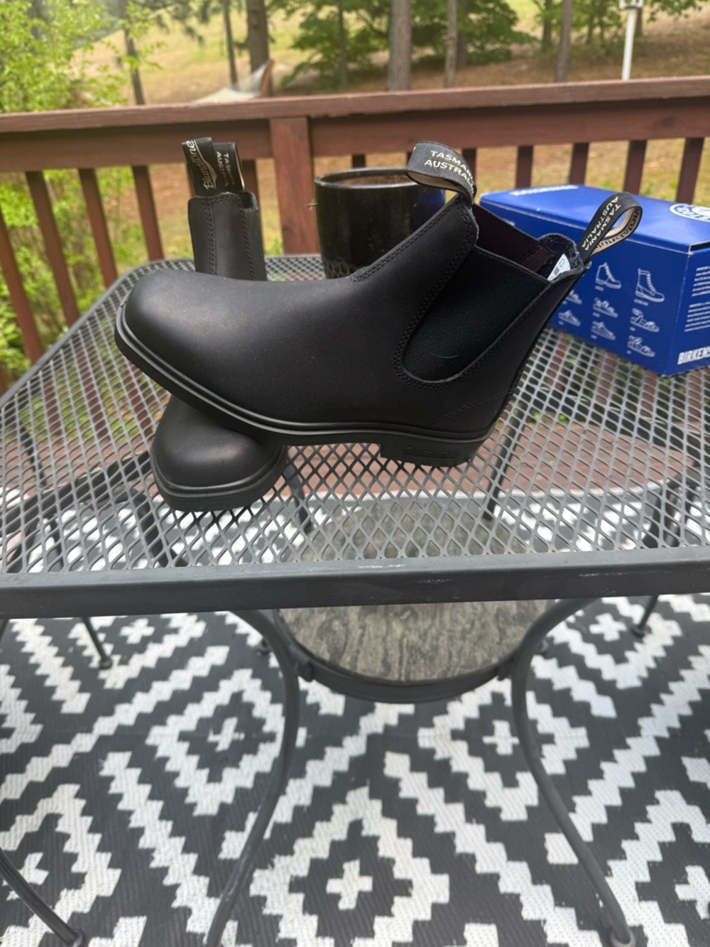 Blundstone Black Unisex Square Toe Boot